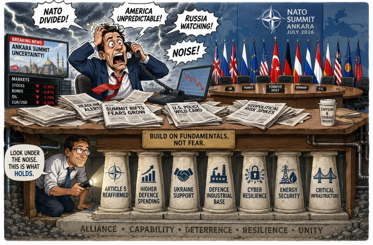 An illustration for "fear is not a framework".